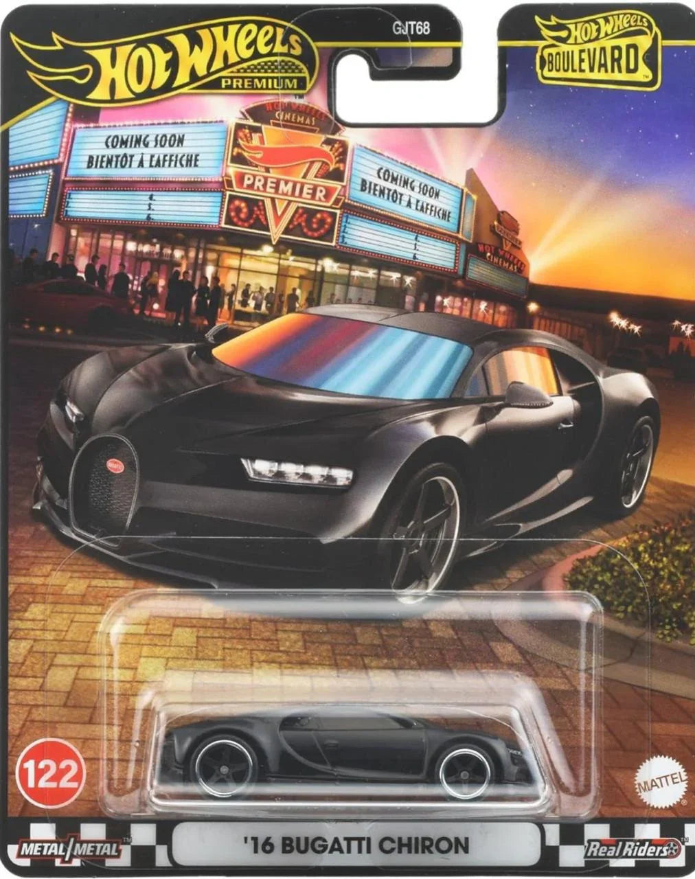 Hot Wheels Premium Imported 2025 Boulevard Exclusive Collection - '16 Bugatti Chiron - Infernotoyz