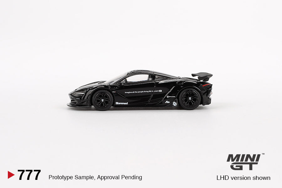 Mini GT Mclaren 720S LB Works (Black) 1:64 Scale