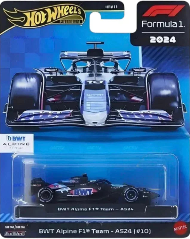 HotWheels Formula 1 2024 BWT Alpine F1 Team - A524 (#10) Imported Premium - Infernotoyz