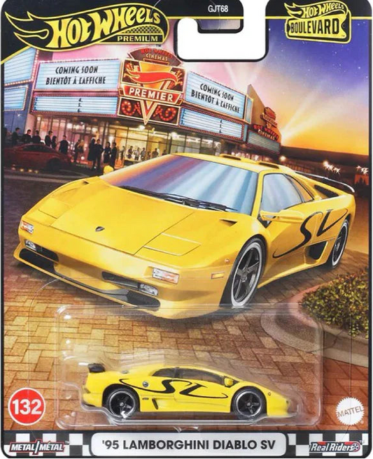 95 Lamborghini Diablo SV (Yellow) – Hot Wheels