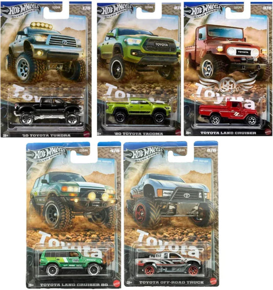 Toyota Silver Series | Hot Wheels | Pack of 5 - Infernotoyz