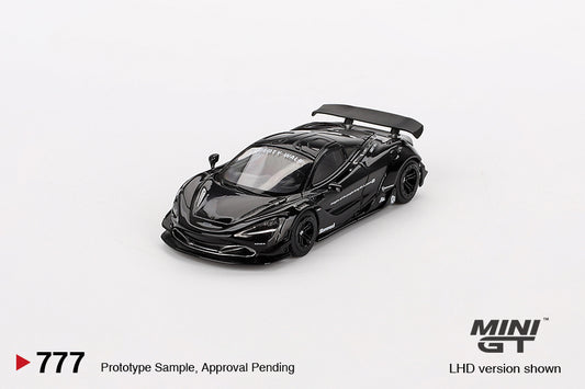Mini GT Mclaren 720S LB Works (Black) 1:64 Scale